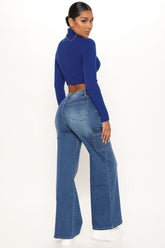 Workflow Stretch Skater Jeans - Medium Blue Wash Ins Street